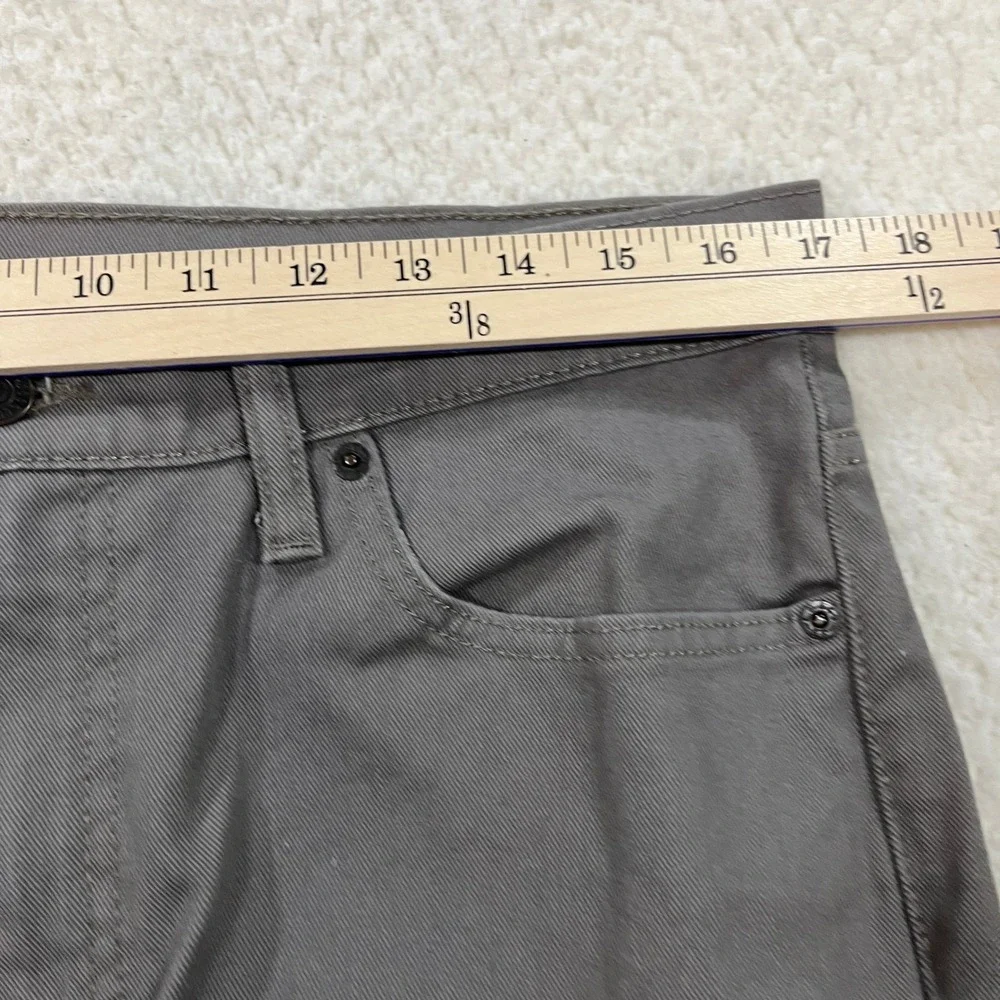 Levi Mens 33x30 Gray 513 Slim Straight Fit Pants 08513-0338 S40196 Twill Chino